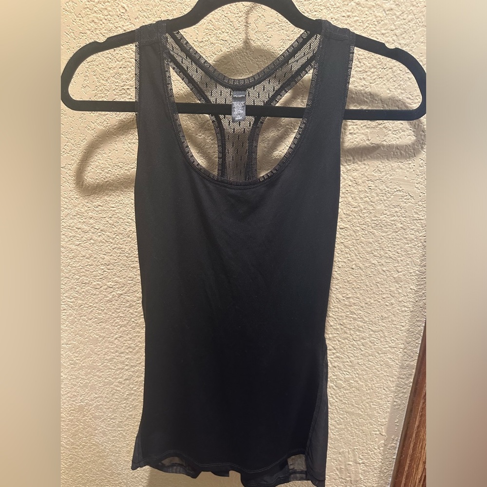 Victoria’s Secret Sport Black mesh tank top